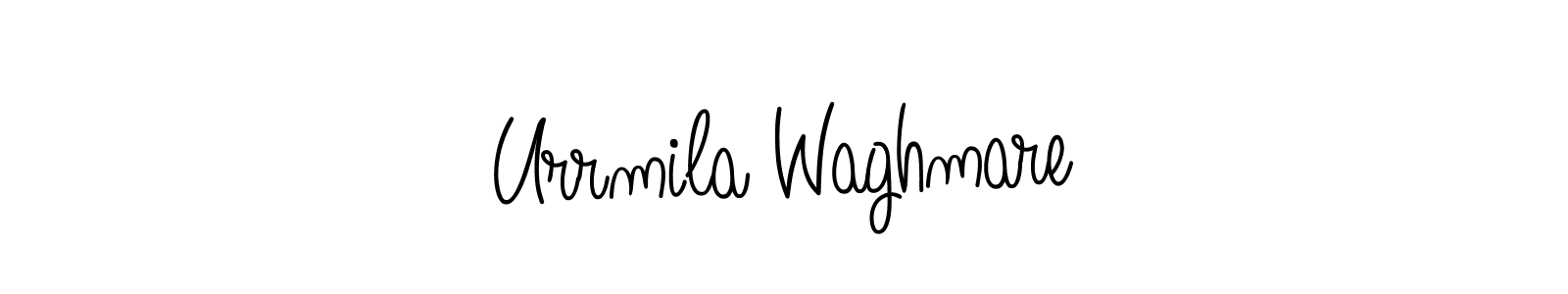 Design your own signature with our free online signature maker. With this signature software, you can create a handwritten (Angelique-Rose-font-FFP) signature for name Urrmila Waghmare. Urrmila Waghmare signature style 5 images and pictures png