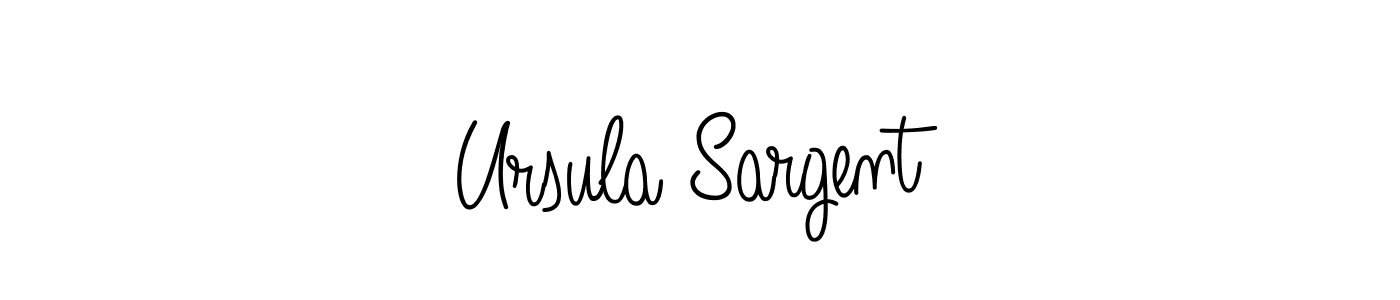 How to Draw Ursula Sargent signature style? Angelique-Rose-font-FFP is a latest design signature styles for name Ursula Sargent. Ursula Sargent signature style 5 images and pictures png