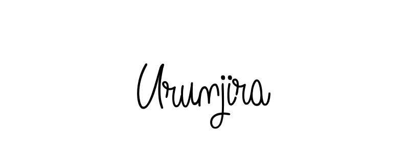 Once you've used our free online signature maker to create your best signature Angelique-Rose-font-FFP style, it's time to enjoy all of the benefits that Urunjira name signing documents. Urunjira signature style 5 images and pictures png