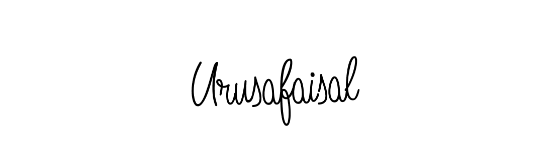 Create a beautiful signature design for name Urusafaisal. With this signature (Angelique-Rose-font-FFP) fonts, you can make a handwritten signature for free. Urusafaisal signature style 5 images and pictures png