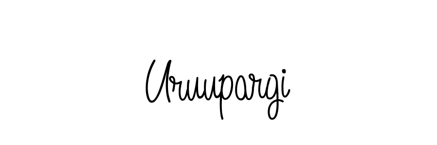You should practise on your own different ways (Angelique-Rose-font-FFP) to write your name (Uruupargi) in signature. don't let someone else do it for you. Uruupargi signature style 5 images and pictures png