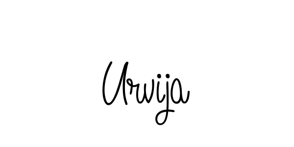 How to make Urvija signature? Angelique-Rose-font-FFP is a professional autograph style. Create handwritten signature for Urvija name. Urvija signature style 5 images and pictures png