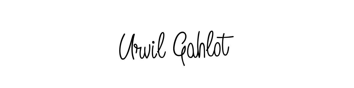 Similarly Angelique-Rose-font-FFP is the best handwritten signature design. Signature creator online .You can use it as an online autograph creator for name Urvil Gahlot. Urvil Gahlot signature style 5 images and pictures png