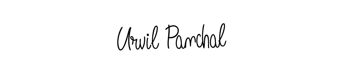 Create a beautiful signature design for name Urvil Panchal. With this signature (Angelique-Rose-font-FFP) fonts, you can make a handwritten signature for free. Urvil Panchal signature style 5 images and pictures png