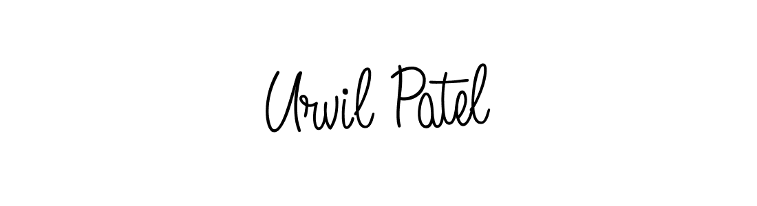 Use a signature maker to create a handwritten signature online. With this signature software, you can design (Angelique-Rose-font-FFP) your own signature for name Urvil Patel. Urvil Patel signature style 5 images and pictures png