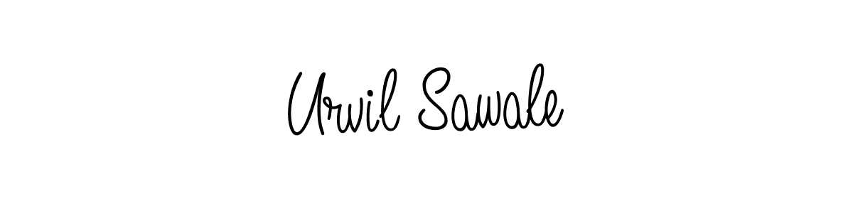 The best way (Angelique-Rose-font-FFP) to make a short signature is to pick only two or three words in your name. The name Urvil Sawale include a total of six letters. For converting this name. Urvil Sawale signature style 5 images and pictures png