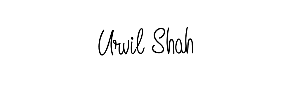 How to make Urvil Shah signature? Angelique-Rose-font-FFP is a professional autograph style. Create handwritten signature for Urvil Shah name. Urvil Shah signature style 5 images and pictures png