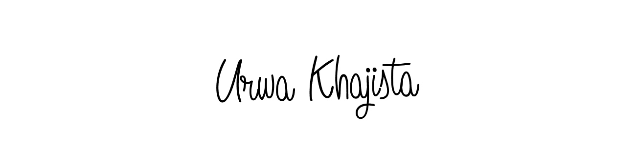 Make a beautiful signature design for name Urwa Khajista. Use this online signature maker to create a handwritten signature for free. Urwa Khajista signature style 5 images and pictures png