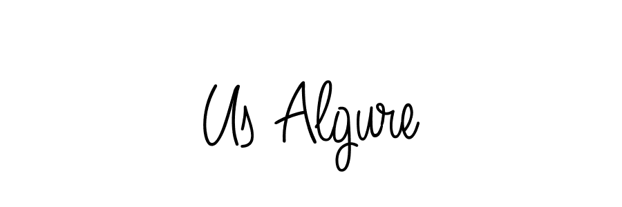 How to Draw Us Algure signature style? Angelique-Rose-font-FFP is a latest design signature styles for name Us Algure. Us Algure signature style 5 images and pictures png