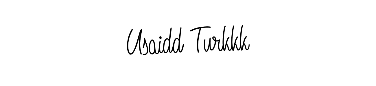 Once you've used our free online signature maker to create your best signature Angelique-Rose-font-FFP style, it's time to enjoy all of the benefits that Usaidd Turkkk name signing documents. Usaidd Turkkk signature style 5 images and pictures png