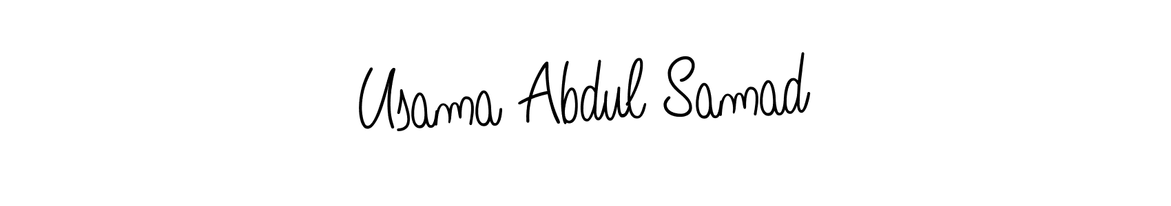 Best and Professional Signature Style for Usama Abdul Samad. Angelique-Rose-font-FFP Best Signature Style Collection. Usama Abdul Samad signature style 5 images and pictures png