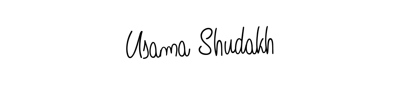 This is the best signature style for the Usama Shudakh name. Also you like these signature font (Angelique-Rose-font-FFP). Mix name signature. Usama Shudakh signature style 5 images and pictures png