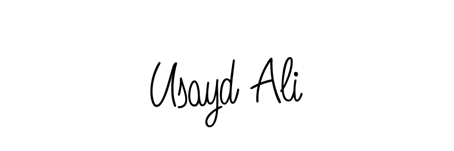 Also You can easily find your signature by using the search form. We will create Usayd Ali name handwritten signature images for you free of cost using Angelique-Rose-font-FFP sign style. Usayd Ali signature style 5 images and pictures png