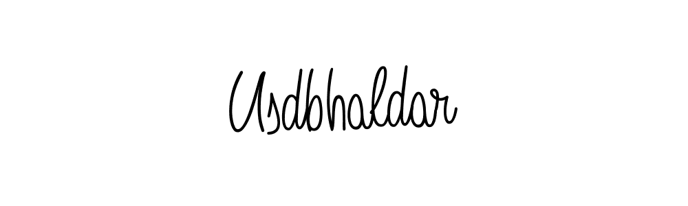 if you are searching for the best signature style for your name Usdbhaldar. so please give up your signature search. here we have designed multiple signature styles  using Angelique-Rose-font-FFP. Usdbhaldar signature style 5 images and pictures png