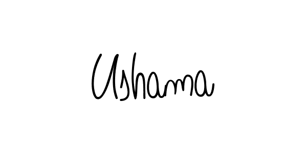 Also we have Ushama name is the best signature style. Create professional handwritten signature collection using Angelique-Rose-font-FFP autograph style. Ushama signature style 5 images and pictures png