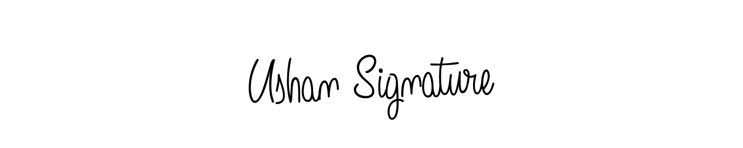 Create a beautiful signature design for name Ushan Signature. With this signature (Angelique-Rose-font-FFP) fonts, you can make a handwritten signature for free. Ushan Signature signature style 5 images and pictures png