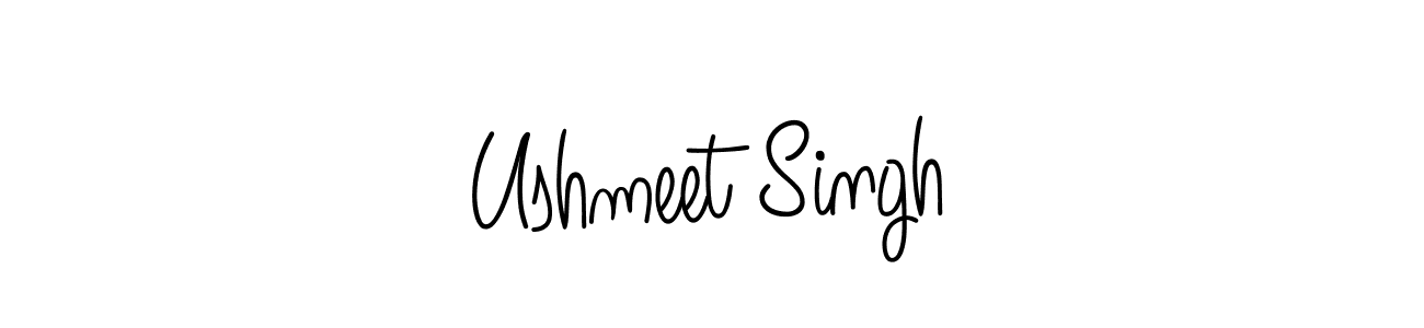 It looks lik you need a new signature style for name Ushmeet Singh. Design unique handwritten (Angelique-Rose-font-FFP) signature with our free signature maker in just a few clicks. Ushmeet Singh signature style 5 images and pictures png