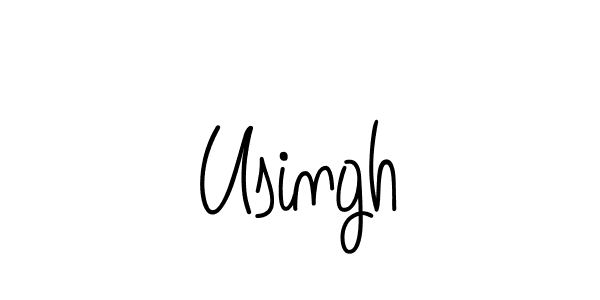 Make a beautiful signature design for name Usingh. Use this online signature maker to create a handwritten signature for free. Usingh signature style 5 images and pictures png