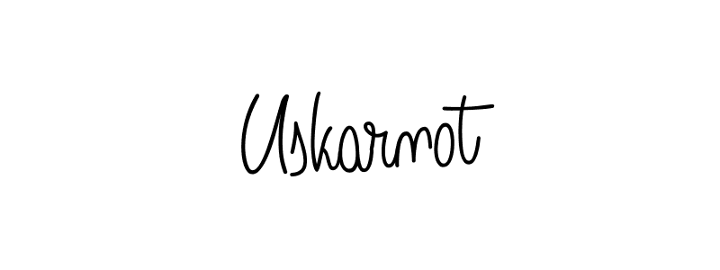 Once you've used our free online signature maker to create your best signature Angelique-Rose-font-FFP style, it's time to enjoy all of the benefits that Uskarnot name signing documents. Uskarnot signature style 5 images and pictures png