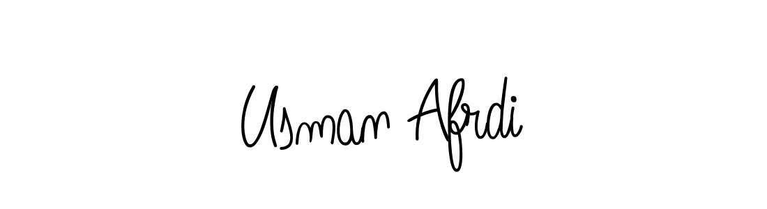 Best and Professional Signature Style for Usman Afrdi. Angelique-Rose-font-FFP Best Signature Style Collection. Usman Afrdi signature style 5 images and pictures png