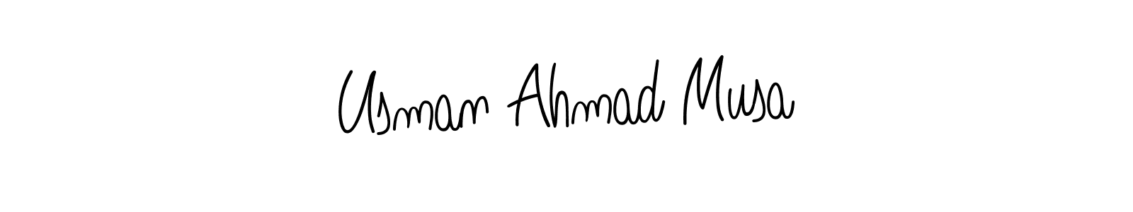 How to Draw Usman Ahmad Musa signature style? Angelique-Rose-font-FFP is a latest design signature styles for name Usman Ahmad Musa. Usman Ahmad Musa signature style 5 images and pictures png