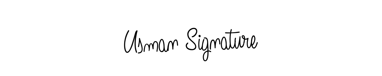 Make a short Usman Signature signature style. Manage your documents anywhere anytime using Angelique-Rose-font-FFP. Create and add eSignatures, submit forms, share and send files easily. Usman Signature signature style 5 images and pictures png