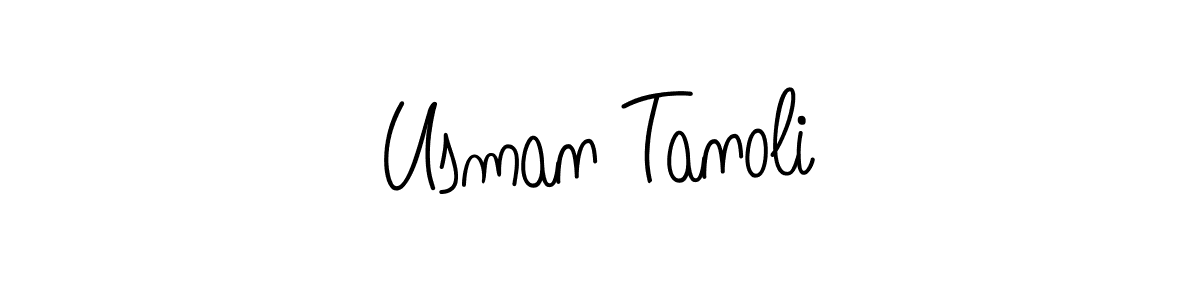Angelique-Rose-font-FFP is a professional signature style that is perfect for those who want to add a touch of class to their signature. It is also a great choice for those who want to make their signature more unique. Get Usman Tanoli name to fancy signature for free. Usman Tanoli signature style 5 images and pictures png