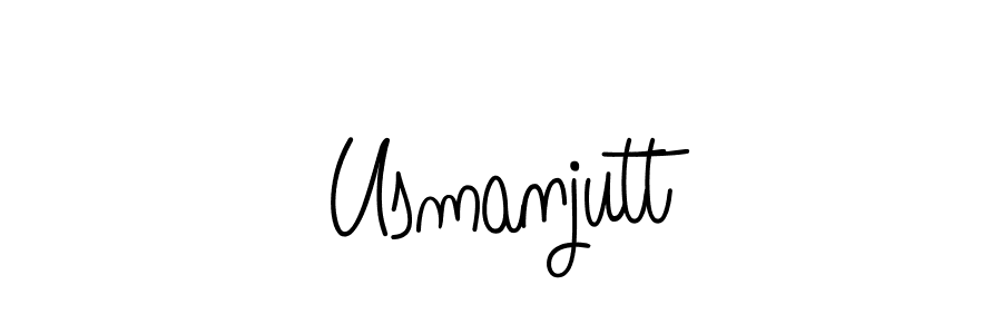 Create a beautiful signature design for name Usmanjutt. With this signature (Angelique-Rose-font-FFP) fonts, you can make a handwritten signature for free. Usmanjutt signature style 5 images and pictures png
