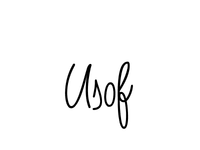 Make a beautiful signature design for name Usof. Use this online signature maker to create a handwritten signature for free. Usof signature style 5 images and pictures png