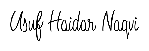 Give your name Usuf Haidar Naqvi an exquisite flair with the Angelique-Rose-font-FFP script font. Ideal for contracts, resumes, and formal letterheads. Usuf Haidar Naqvi signature style 5 images and pictures png