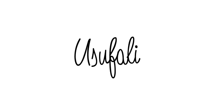 How to make Usufali signature? Angelique-Rose-font-FFP is a professional autograph style. Create handwritten signature for Usufali name. Usufali signature style 5 images and pictures png