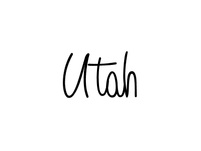 How to make Utah signature? Angelique-Rose-font-FFP is a professional autograph style. Create handwritten signature for Utah name. Utah signature style 5 images and pictures png