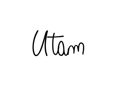 It looks lik you need a new signature style for name Utam. Design unique handwritten (Angelique-Rose-font-FFP) signature with our free signature maker in just a few clicks. Utam signature style 5 images and pictures png