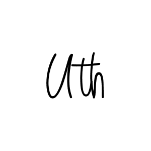 Also we have Uth name is the best signature style. Create professional handwritten signature collection using Angelique-Rose-font-FFP autograph style. Uth signature style 5 images and pictures png