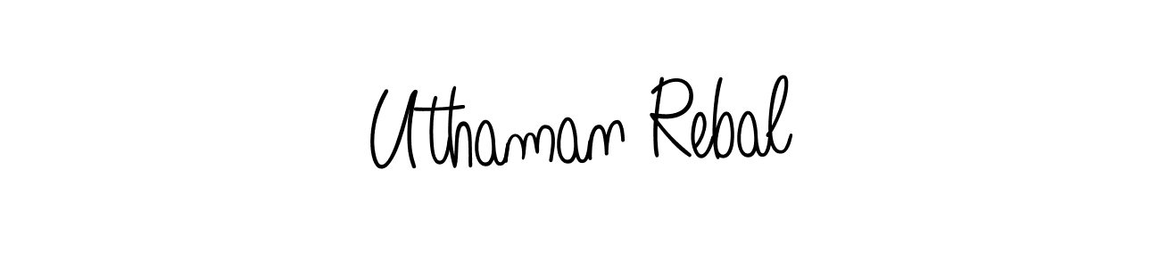 Angelique-Rose-font-FFP is a professional signature style that is perfect for those who want to add a touch of class to their signature. It is also a great choice for those who want to make their signature more unique. Get Uthaman Rebal name to fancy signature for free. Uthaman Rebal signature style 5 images and pictures png