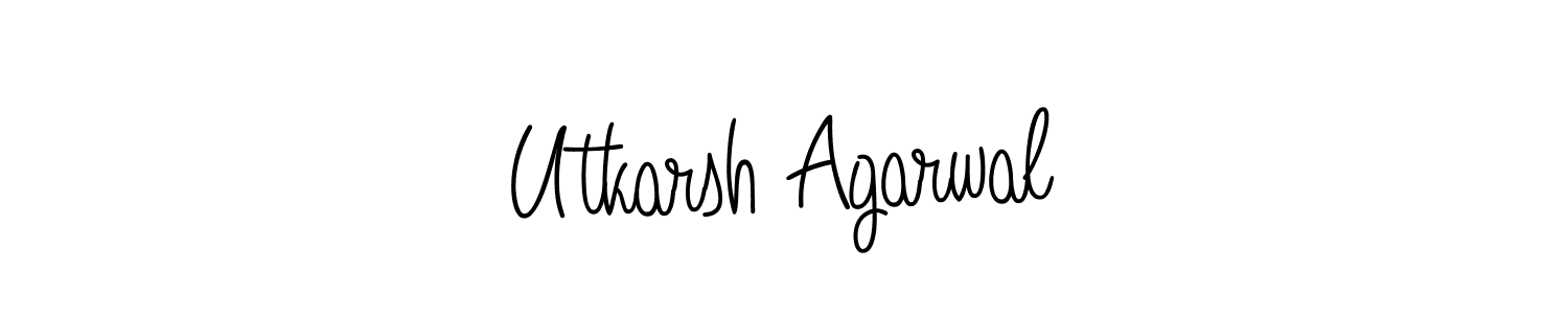 How to make Utkarsh Agarwal signature? Angelique-Rose-font-FFP is a professional autograph style. Create handwritten signature for Utkarsh Agarwal name. Utkarsh Agarwal signature style 5 images and pictures png