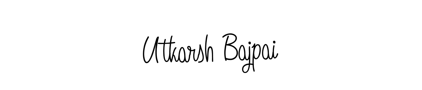 Also You can easily find your signature by using the search form. We will create Utkarsh Bajpai name handwritten signature images for you free of cost using Angelique-Rose-font-FFP sign style. Utkarsh Bajpai signature style 5 images and pictures png
