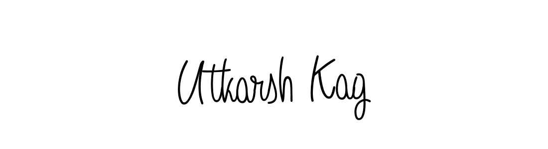 Make a beautiful signature design for name Utkarsh Kag. Use this online signature maker to create a handwritten signature for free. Utkarsh Kag signature style 5 images and pictures png