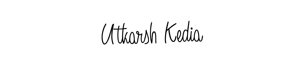 if you are searching for the best signature style for your name Utkarsh Kedia. so please give up your signature search. here we have designed multiple signature styles  using Angelique-Rose-font-FFP. Utkarsh Kedia signature style 5 images and pictures png