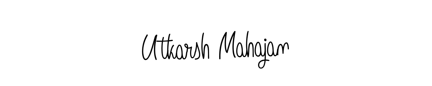 You can use this online signature creator to create a handwritten signature for the name Utkarsh Mahajan. This is the best online autograph maker. Utkarsh Mahajan signature style 5 images and pictures png