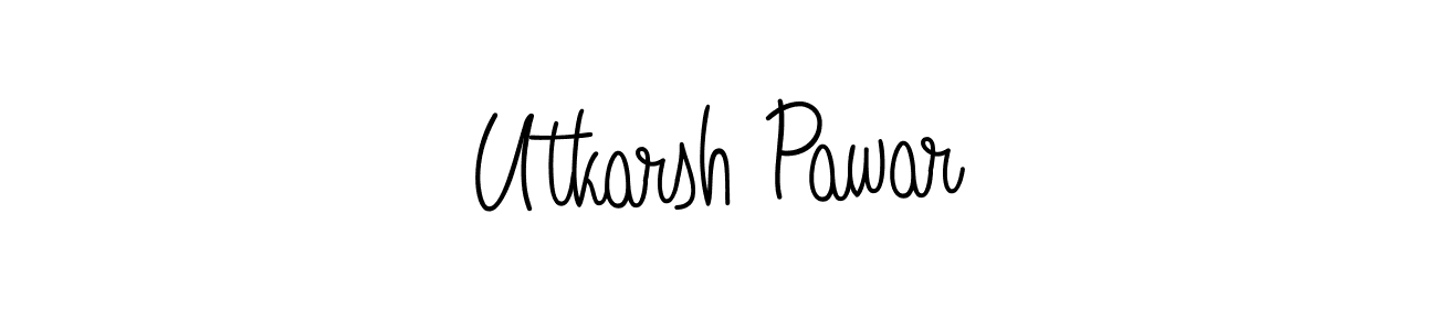 Design your own signature with our free online signature maker. With this signature software, you can create a handwritten (Angelique-Rose-font-FFP) signature for name Utkarsh Pawar. Utkarsh Pawar signature style 5 images and pictures png