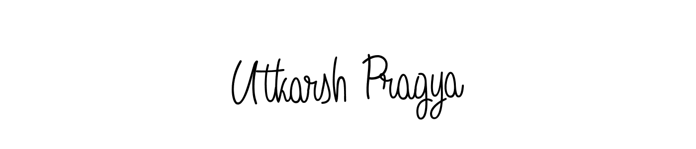 How to make Utkarsh Pragya signature? Angelique-Rose-font-FFP is a professional autograph style. Create handwritten signature for Utkarsh Pragya name. Utkarsh Pragya signature style 5 images and pictures png