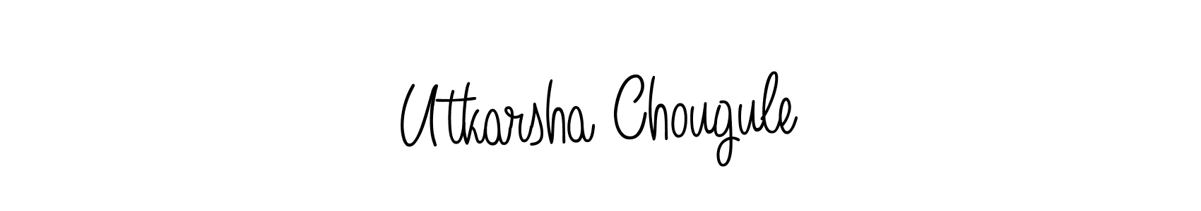 Similarly Angelique-Rose-font-FFP is the best handwritten signature design. Signature creator online .You can use it as an online autograph creator for name Utkarsha Chougule. Utkarsha Chougule signature style 5 images and pictures png