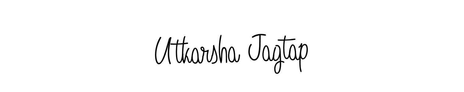 Similarly Angelique-Rose-font-FFP is the best handwritten signature design. Signature creator online .You can use it as an online autograph creator for name Utkarsha Jagtap. Utkarsha Jagtap signature style 5 images and pictures png