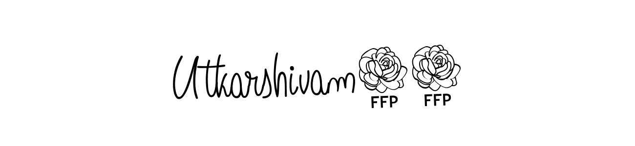 Make a beautiful signature design for name Utkarshivam31. With this signature (Angelique-Rose-font-FFP) style, you can create a handwritten signature for free. Utkarshivam31 signature style 5 images and pictures png