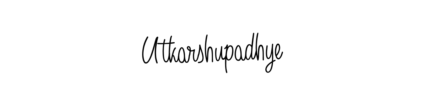 if you are searching for the best signature style for your name Utkarshupadhye. so please give up your signature search. here we have designed multiple signature styles  using Angelique-Rose-font-FFP. Utkarshupadhye signature style 5 images and pictures png