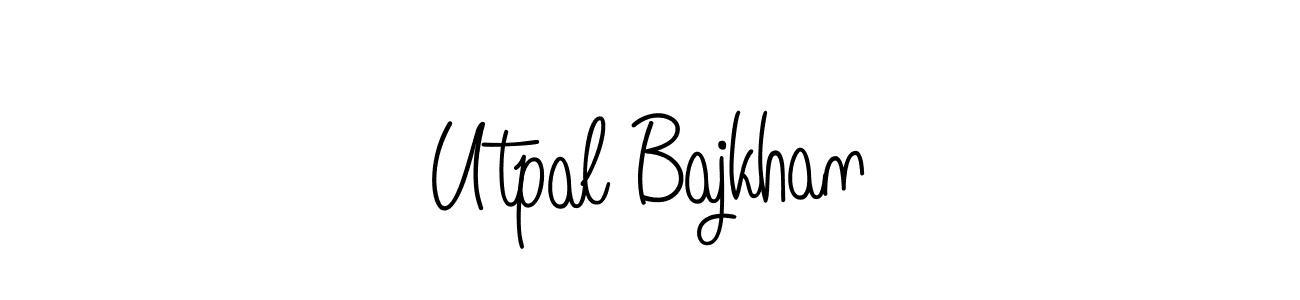 if you are searching for the best signature style for your name Utpal Bajkhan. so please give up your signature search. here we have designed multiple signature styles  using Angelique-Rose-font-FFP. Utpal Bajkhan signature style 5 images and pictures png