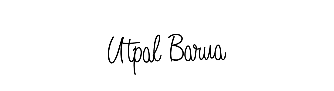 Best and Professional Signature Style for Utpal Barua. Angelique-Rose-font-FFP Best Signature Style Collection. Utpal Barua signature style 5 images and pictures png