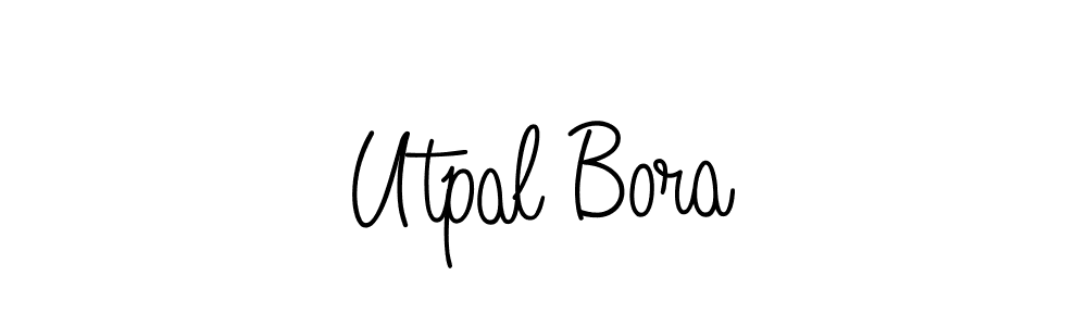 How to Draw Utpal Bora signature style? Angelique-Rose-font-FFP is a latest design signature styles for name Utpal Bora. Utpal Bora signature style 5 images and pictures png