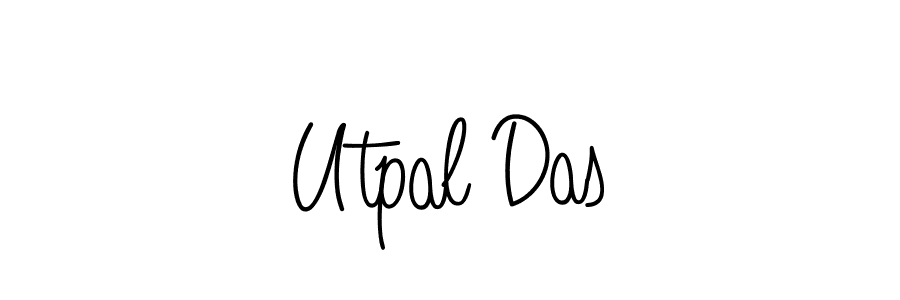 Create a beautiful signature design for name Utpal Das. With this signature (Angelique-Rose-font-FFP) fonts, you can make a handwritten signature for free. Utpal Das signature style 5 images and pictures png